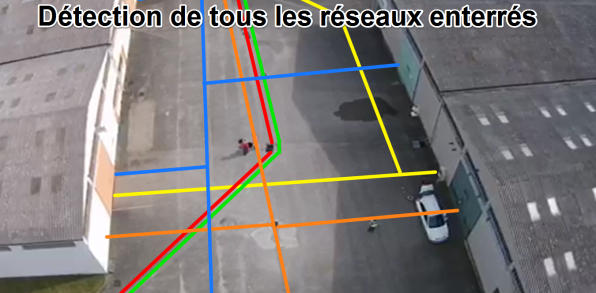 Détection de réseaux avec rapport vidéo par drone!